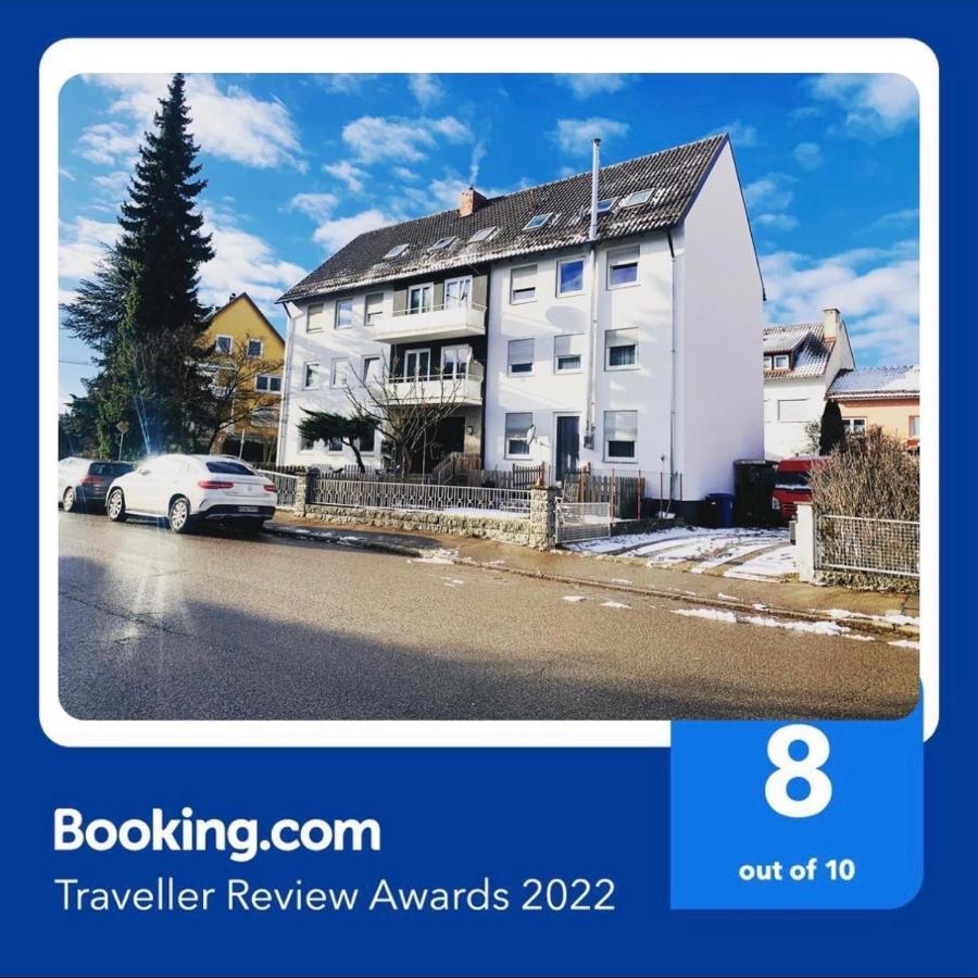 Grossartige 3 Zimmer Ferienwohnung Mit Kamin Und Garten Fuer 1-6 Personen Kaufbeuren Exterior foto